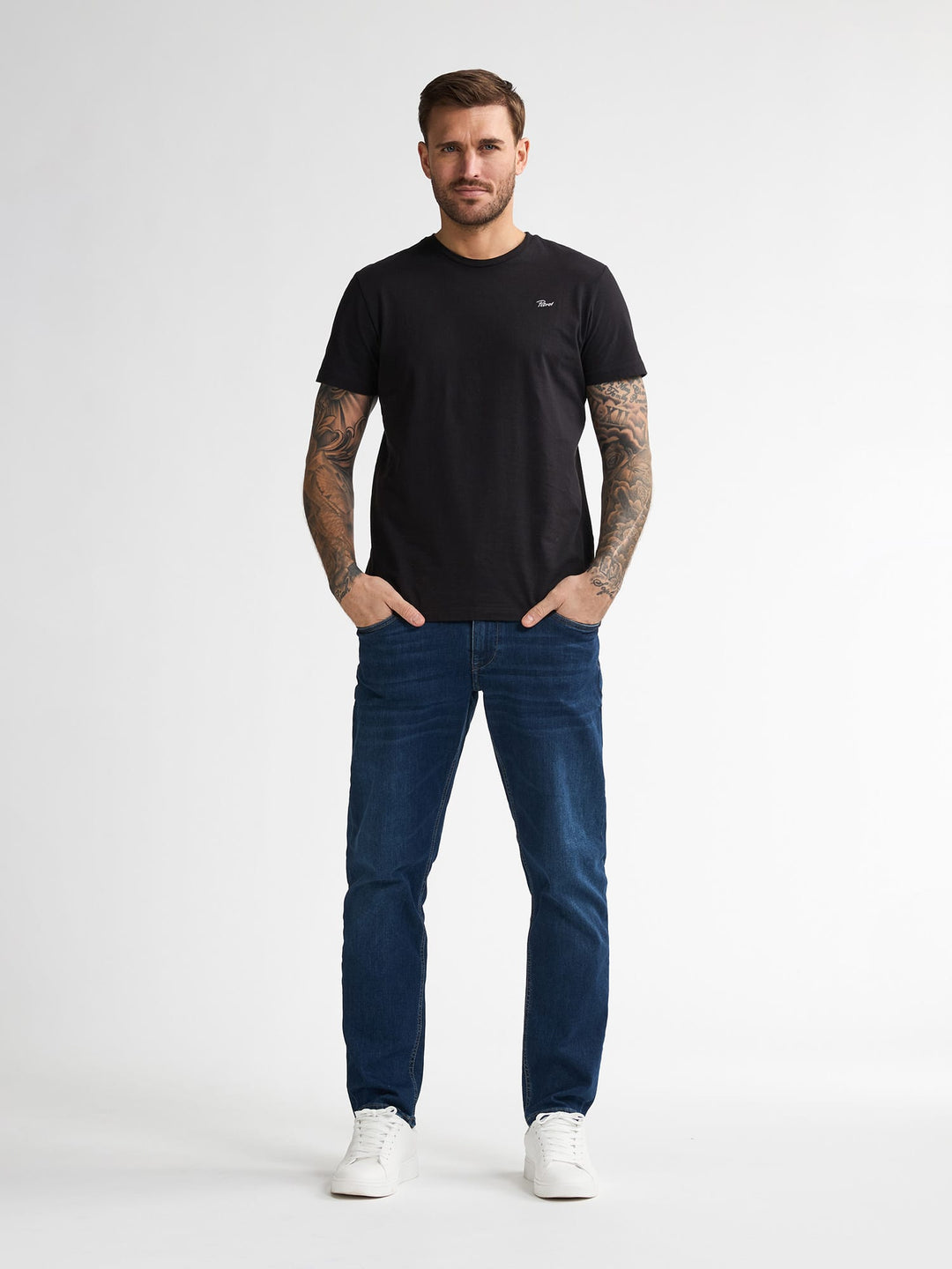 Petrol men RUSSEL Classic 5755 tapered jeans – heren - Blue Denim - L34