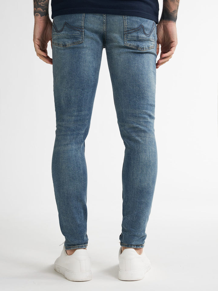 Petrol men Nash 5751 jeans slim fit – heren - Blue Denim - L34