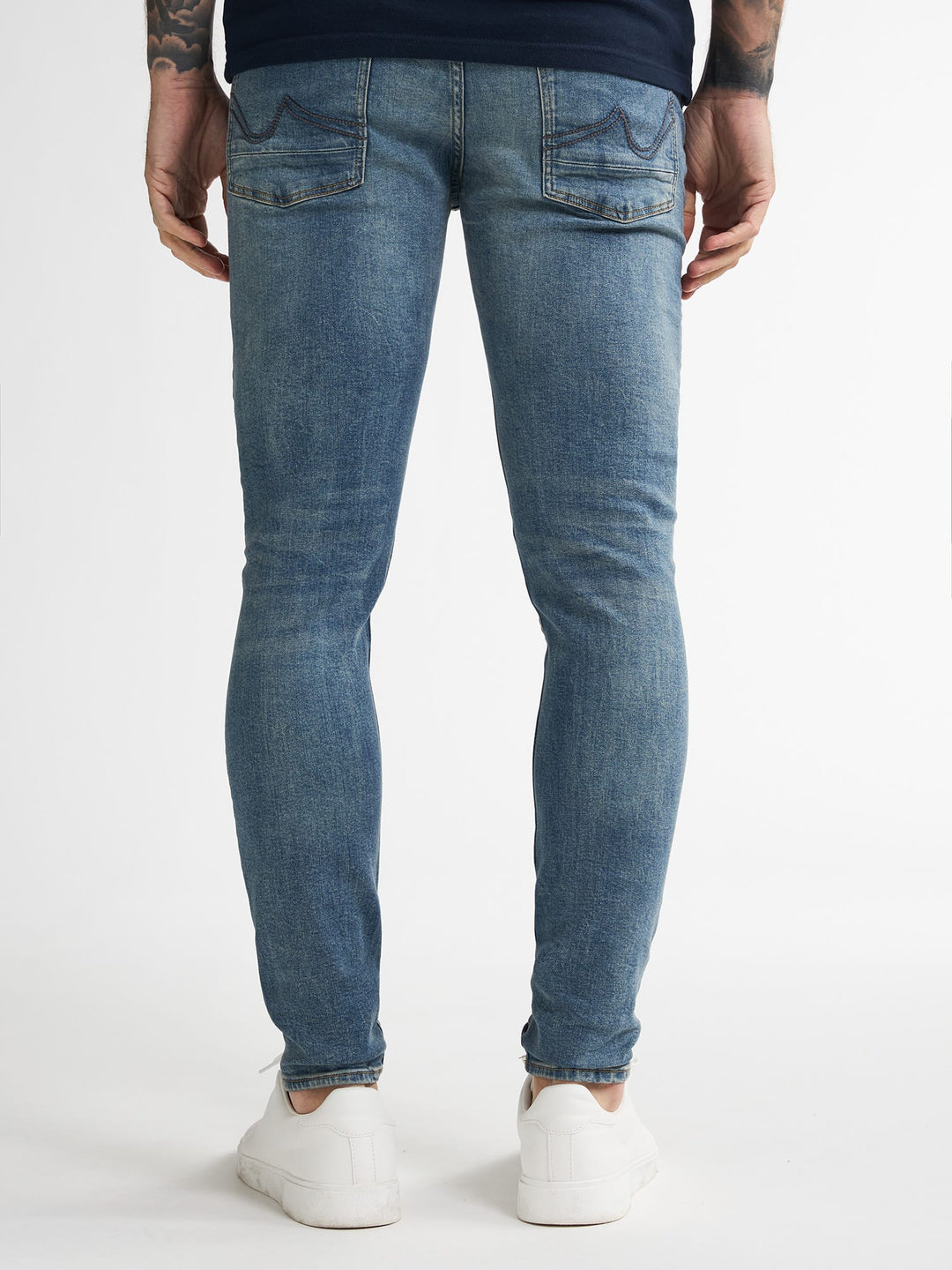 Petrol men Nash 5751 jeans slim fit heren - blue denim - L32