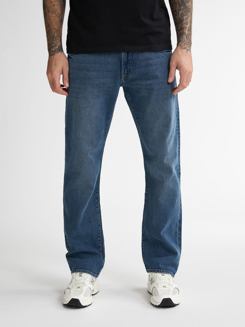 Petrol men Lewis Loose fit 5750 jeans blue denim – heren - L32