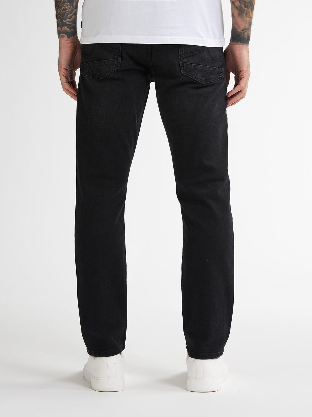 Petrol men STARLING 9705 jeans regular-straight fit black denim - L32