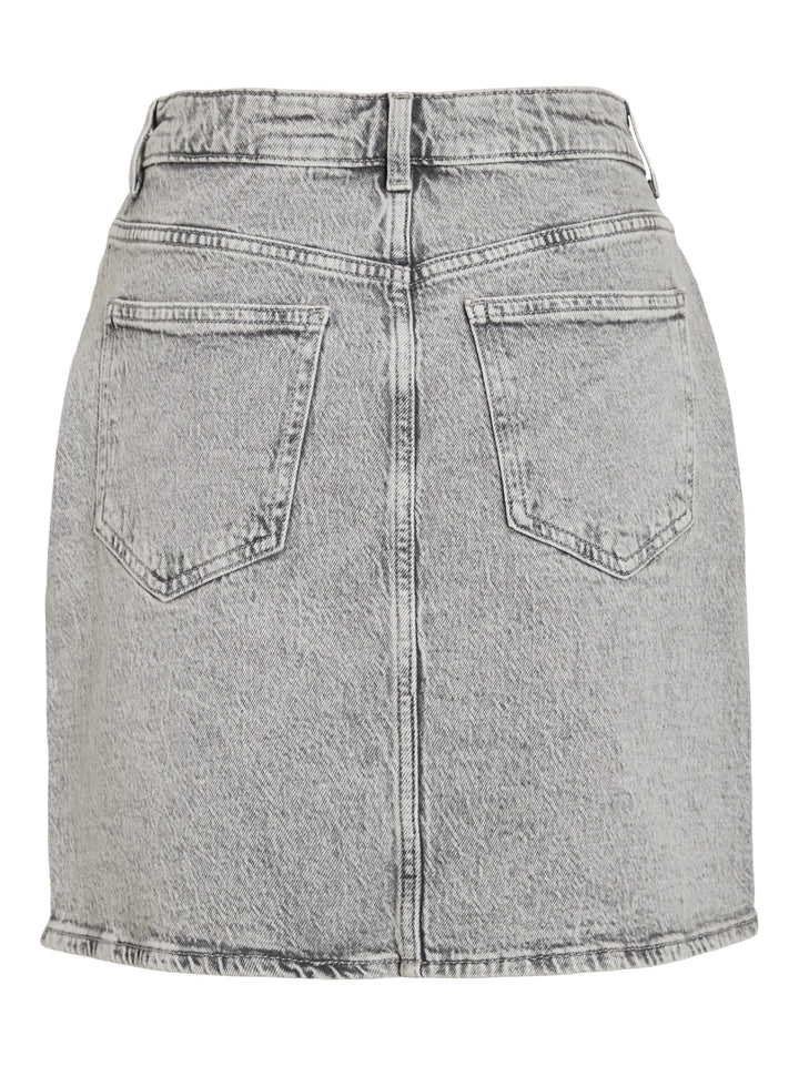 Vila VIKAJA HW JAF DENIM SKIRT – dames rok - Grey Denim