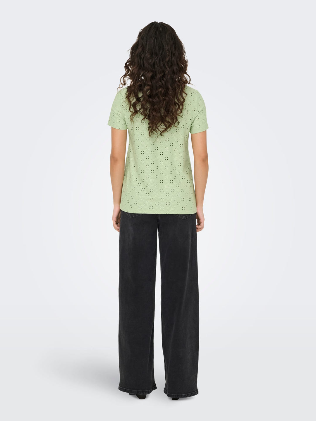 Jacqueline de Yong Cathinka T-shirt olijf – dames