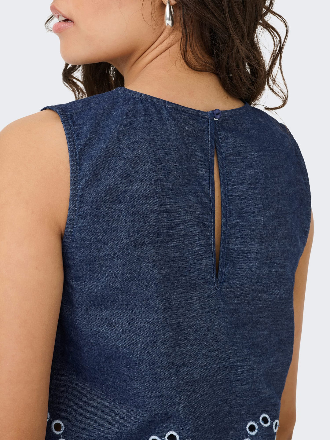 jacqueline de yong 15352788 Margot singlet blue denim