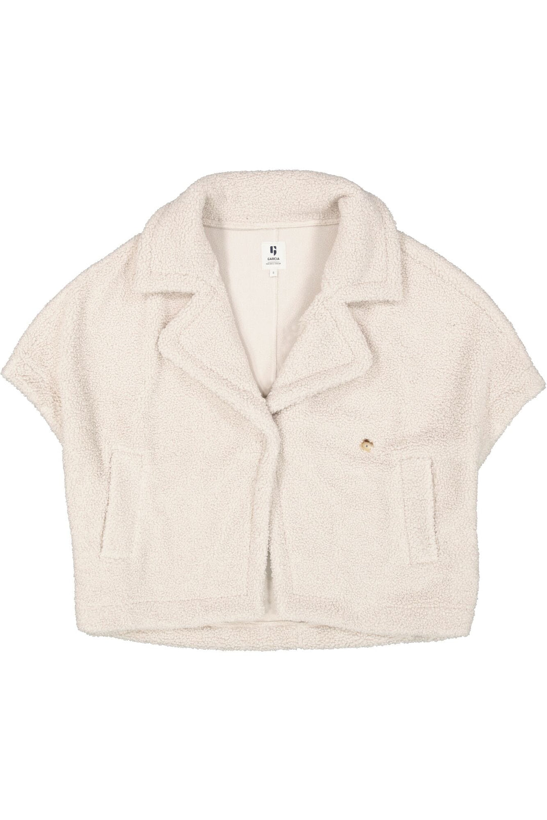 Garcia woman J50094 vest sweat ecru – dames