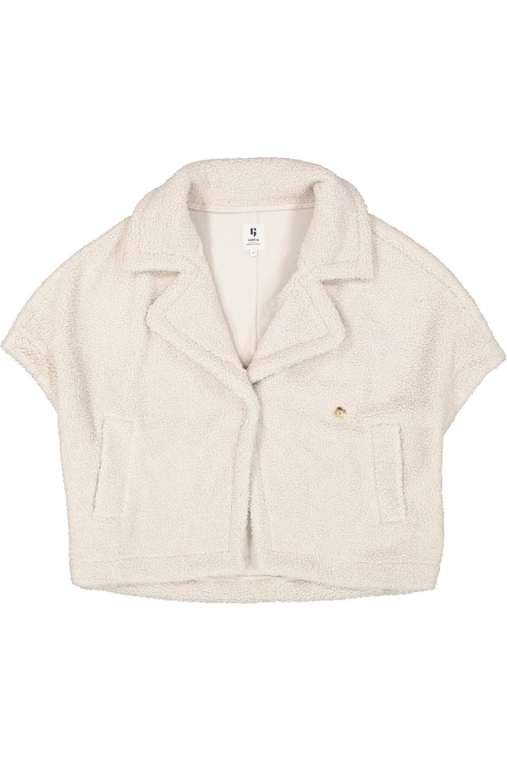 Garcia woman J50094 vest sweat ecru – dames