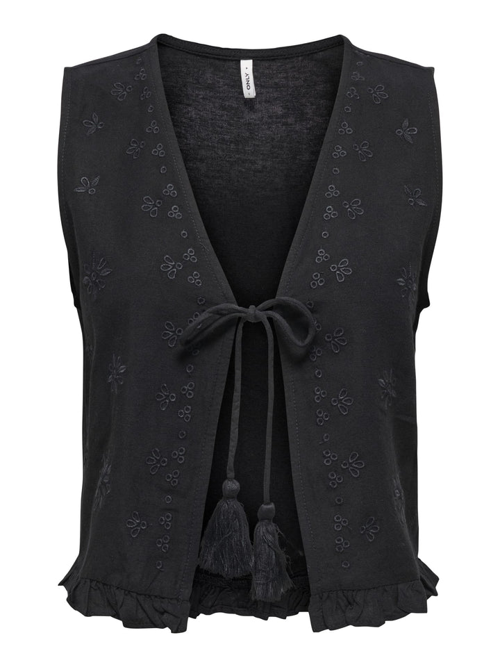 Only jakiri gilet zwart – dames