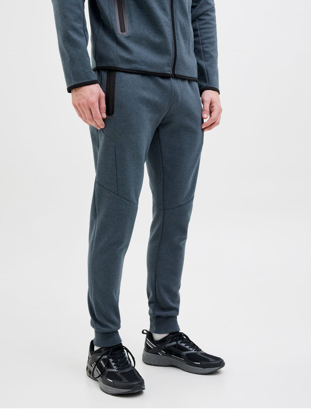 Jack & Jones joggingbroek heren petrol blauw – slim fit