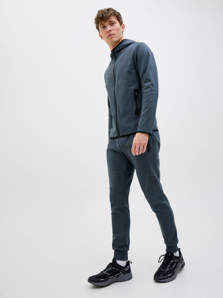 Jack & Jones joggingbroek heren petrol blauw – slim fit