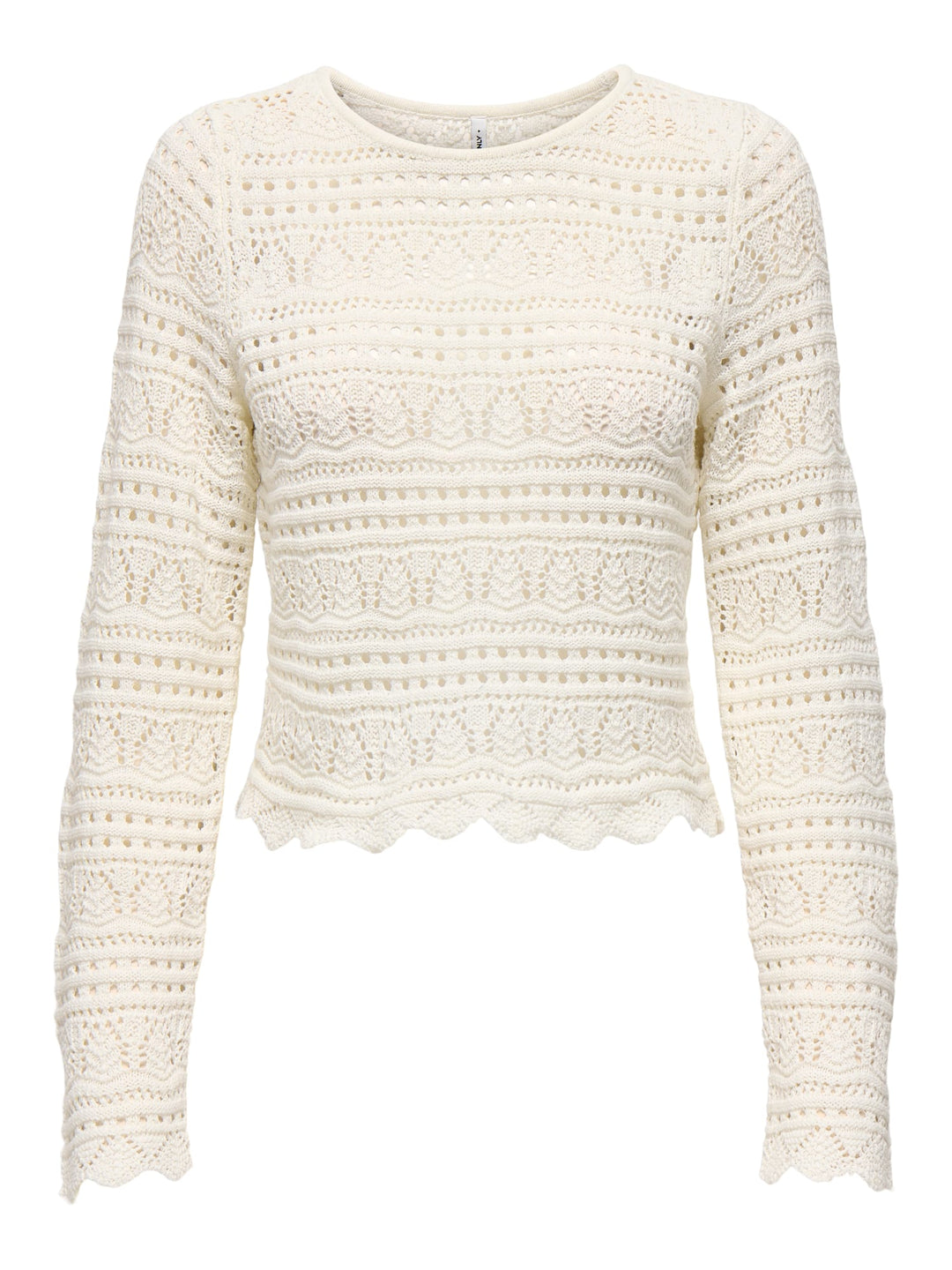 Only 15363049 Elke trui dames off-white
