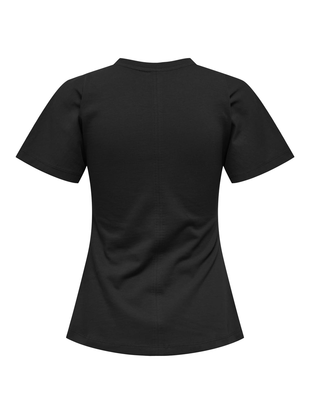 Only ONLMARIE S/S RUCHING TOP JRS NOOS – dames t-shirt - Zwart
