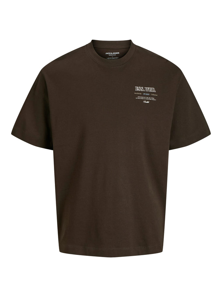 Jack & Jones Junior T-shirt bruin – jongens
