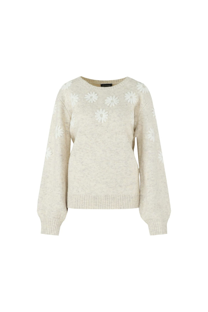 G-Maxx Zaina knitting sweater – dames trui zandkleur