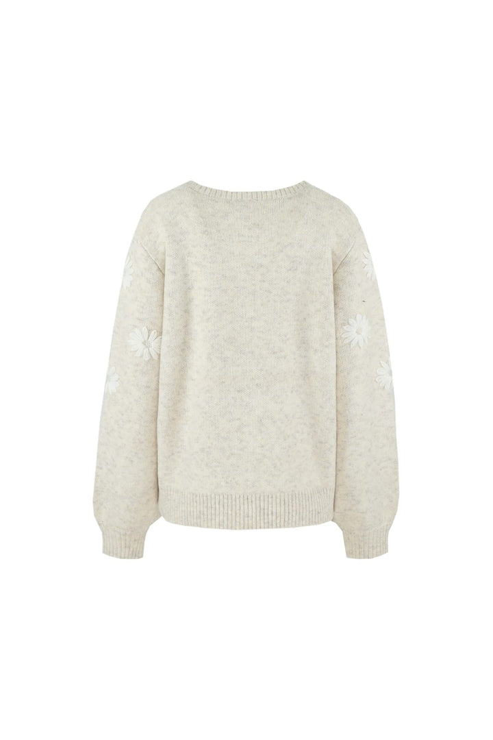 G-Maxx Zaina knitting sweater – dames trui zandkleur
