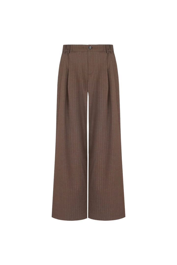 G-Maxx Malala pants bruin dessin – lange broek dames