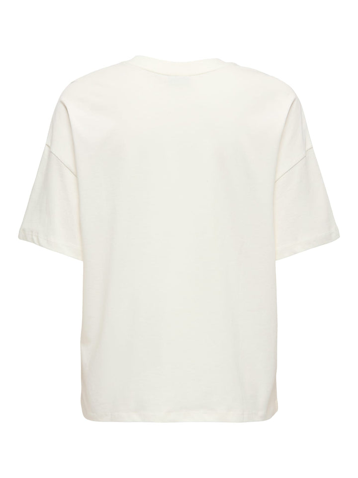 Jacqueline de Yong Carla T-shirt off-white – dames
