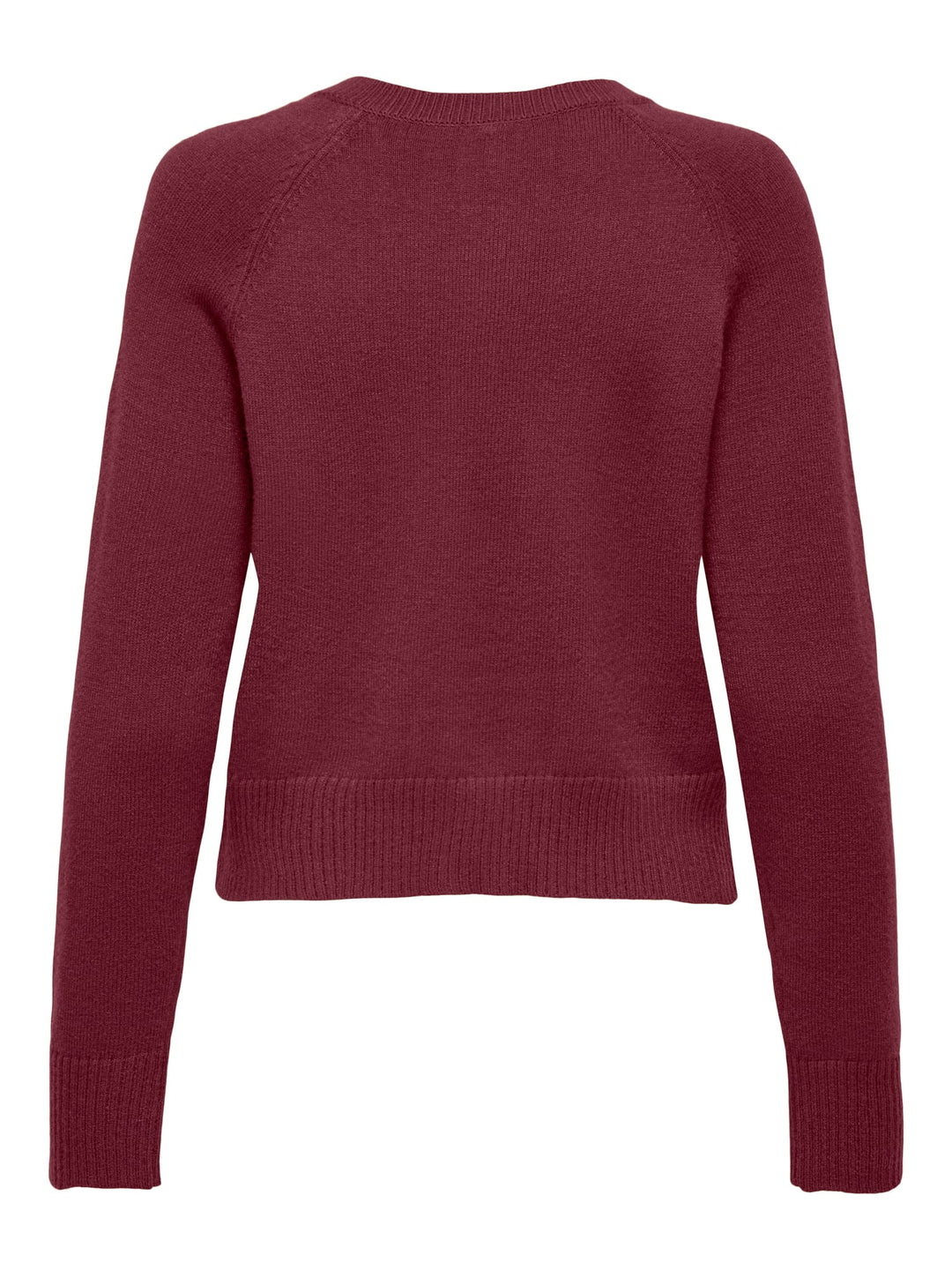 Only Katia vest gebreid bordeaux – dames