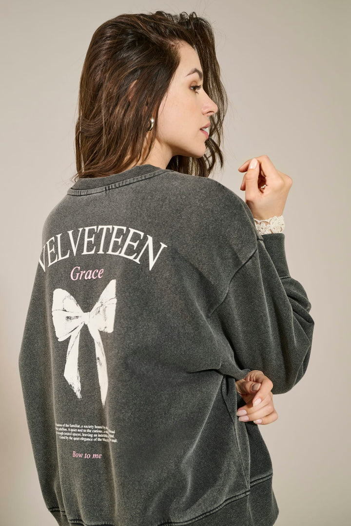 Only lucinda sweater antraciet – dames