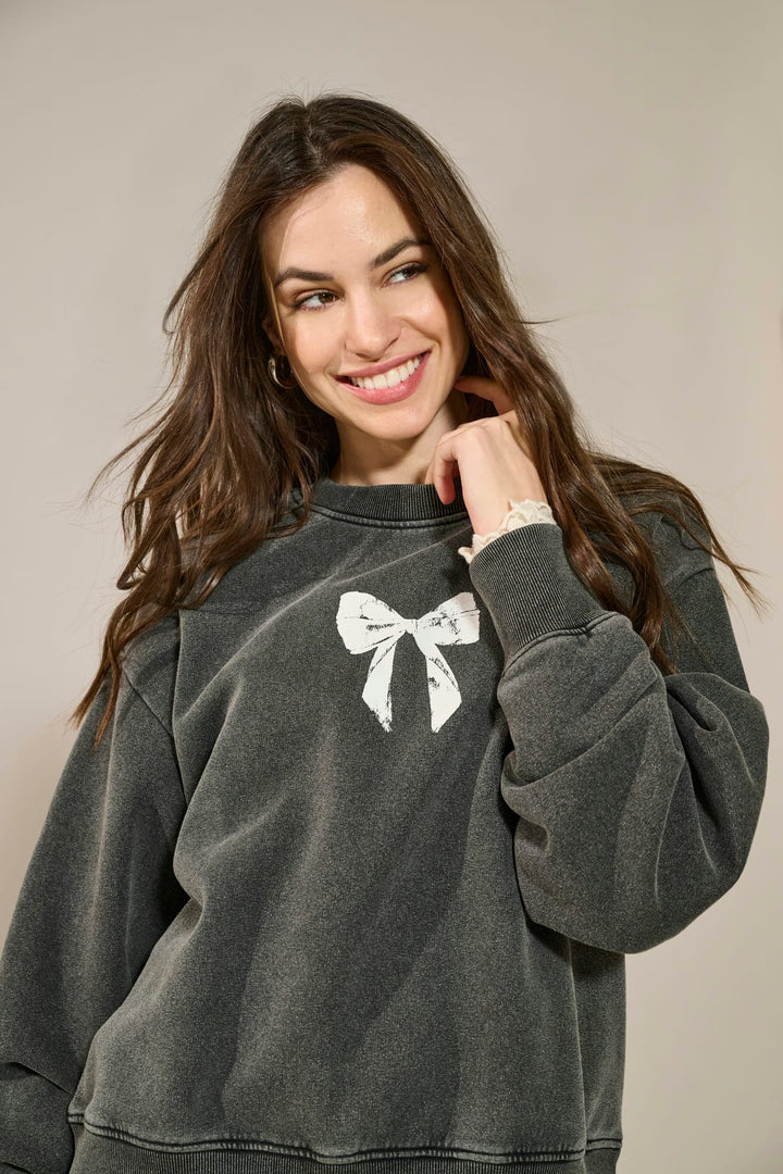 Only lucinda sweater antraciet – dames