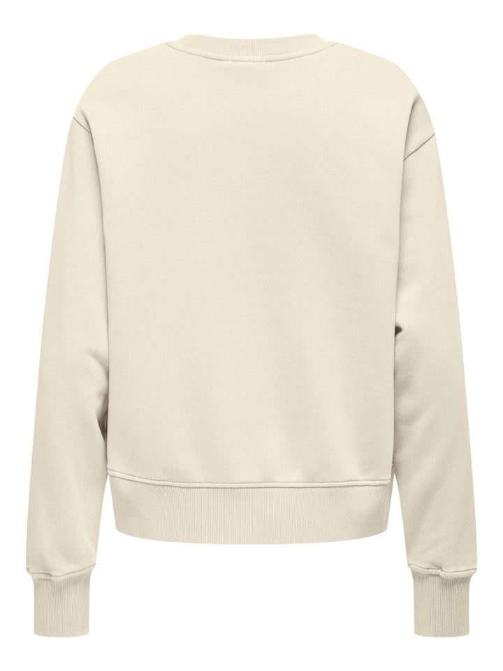 Only Lucinda sweater dames off-white – trendy en comfortabel