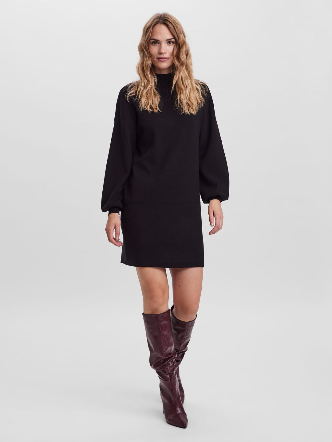 VERO MODA 10249116 Nancy jurk kort zwart – dames