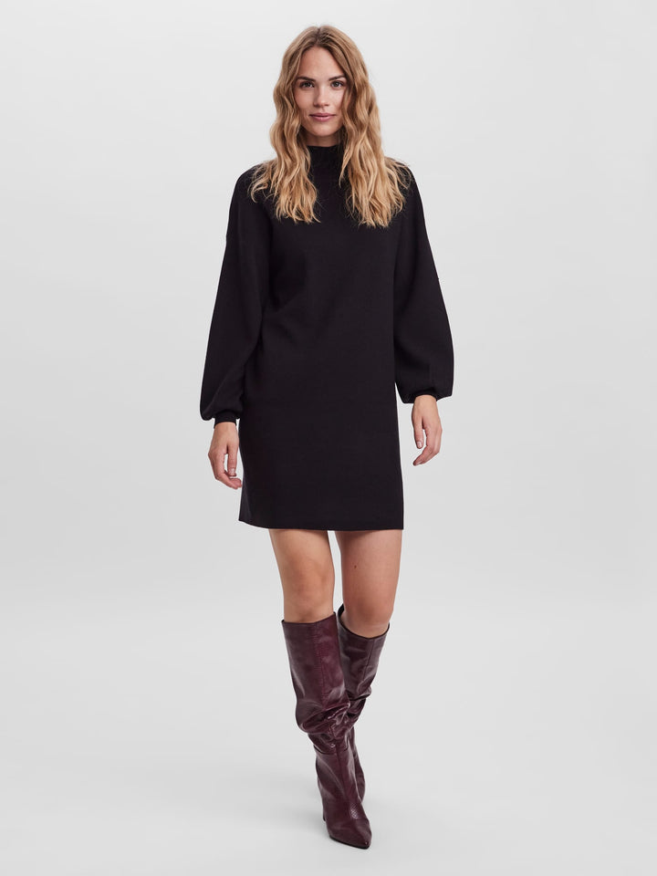 VERO MODA 10249116 Nancy jurk kort zwart – dames