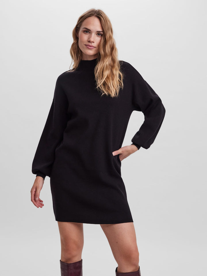 VERO MODA 10249116 Nancy jurk kort zwart – dames