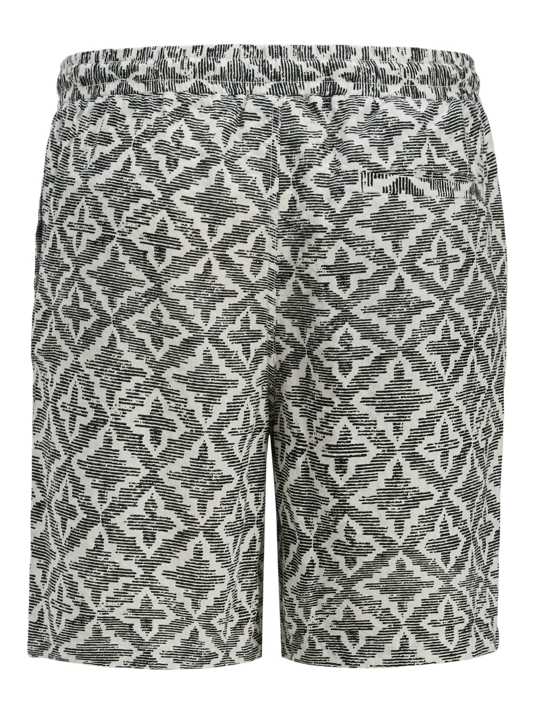 Jack & Jones JPSTJAIDEN Seersucker short heren – wit dessin
