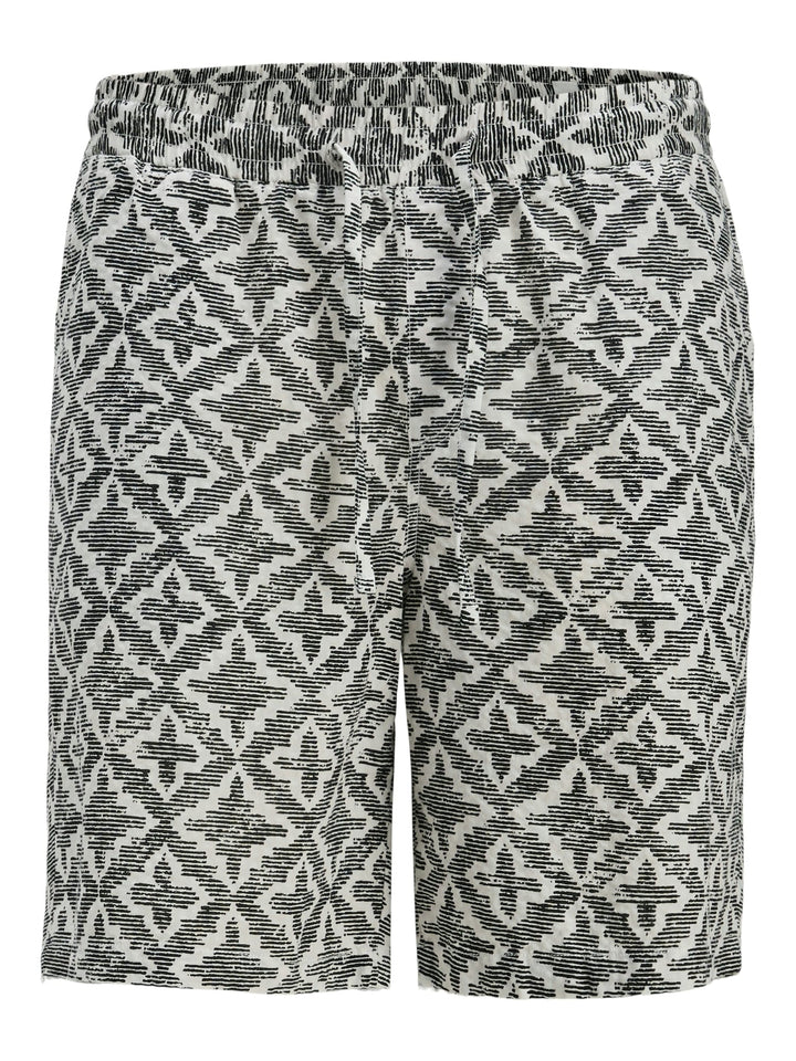 Jack & Jones JPSTJAIDEN Seersucker short heren – wit dessin