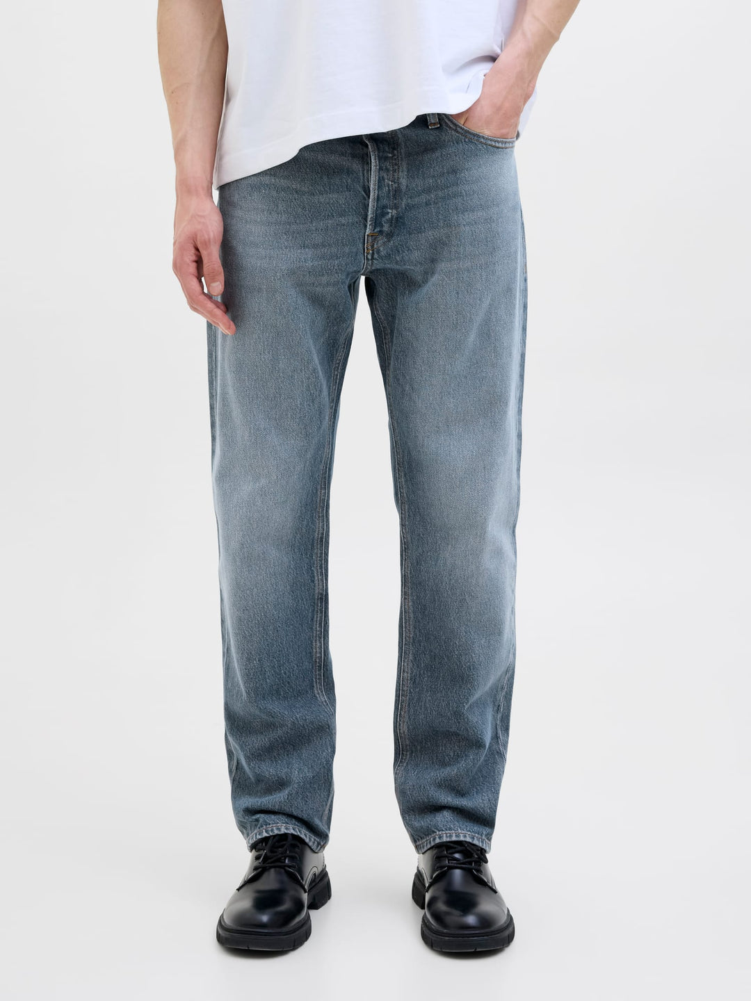 Jack & Jones Chris relaxed fit jeans – heren - Blue Denim - L34