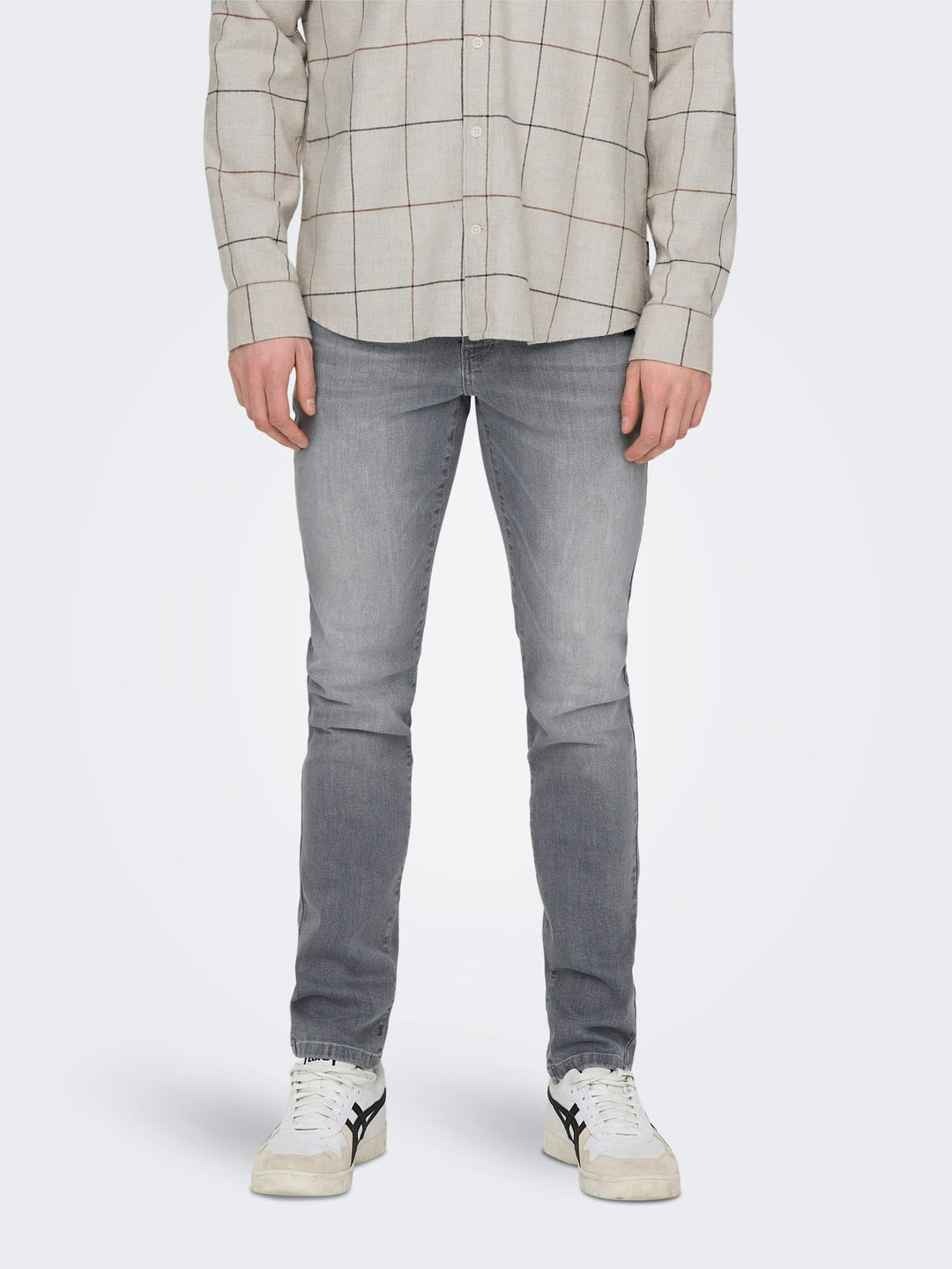 ONLY & SONS LOOM slim fit jeans grey denim – heren - 32
