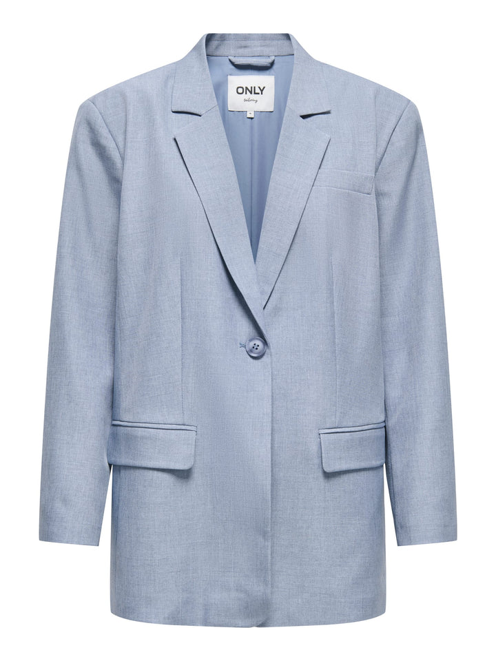 Only blazer dames blauw melee – ONLLINDA LS BOYFR