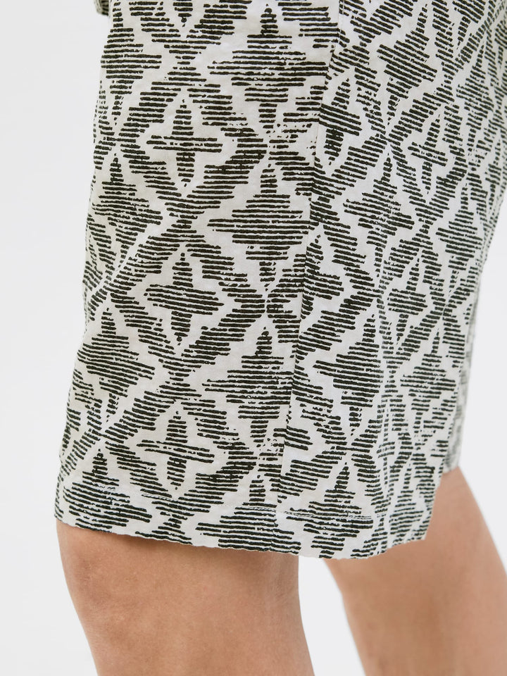Jack & Jones JPSTJAIDEN Seersucker short heren – wit dessin