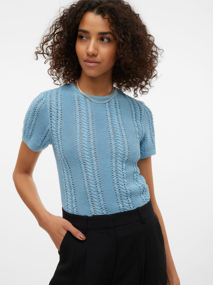 VERO MODA 10308826 Nora lichtblauw – dames top