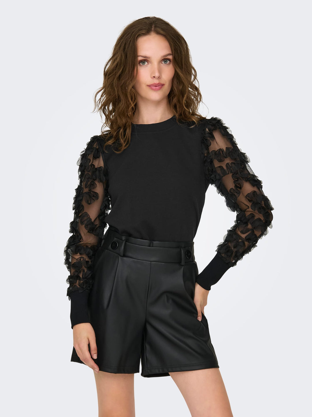 Jacqueline de Yong Fairview sweater zwart – dames