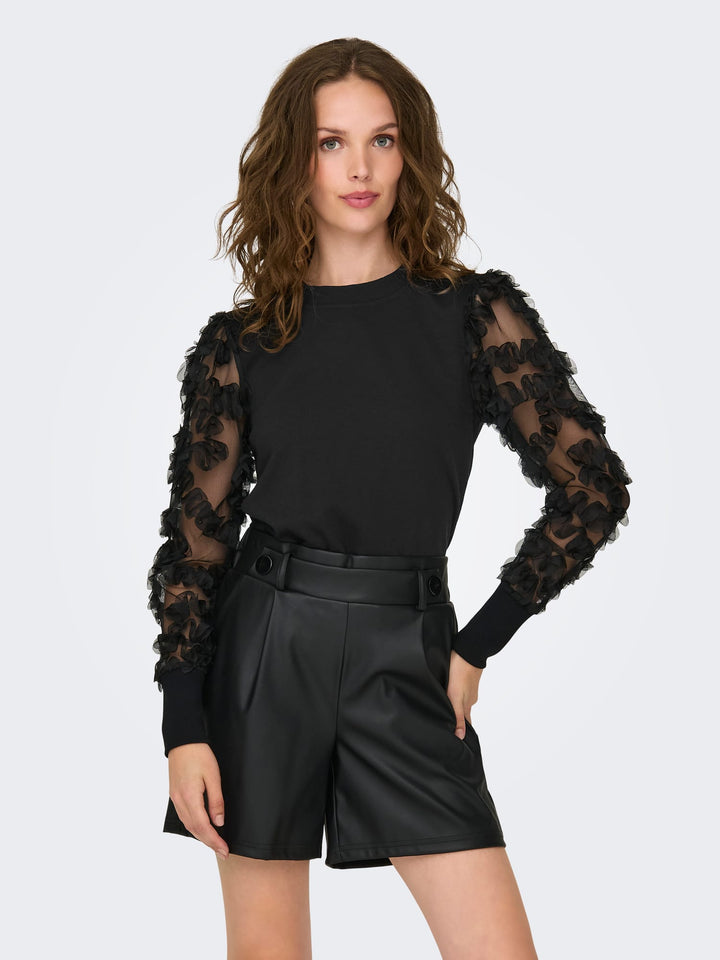 Jacqueline de Yong Fairview sweater zwart – dames