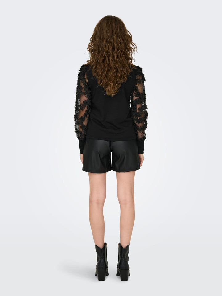 Jacqueline de Yong Fairview sweater zwart – dames