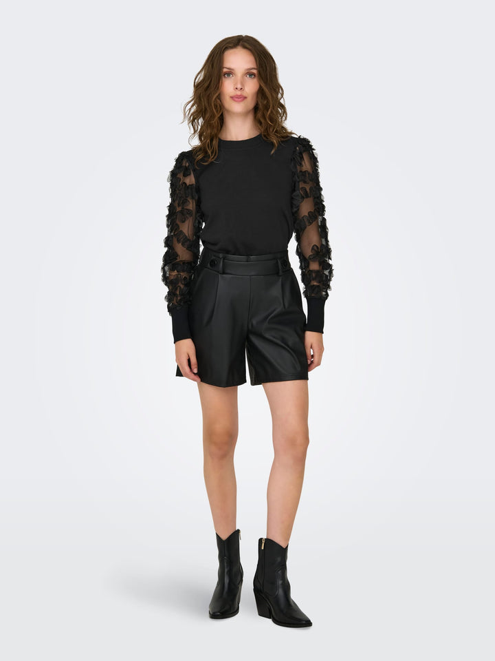 Jacqueline de Yong Fairview sweater zwart – dames