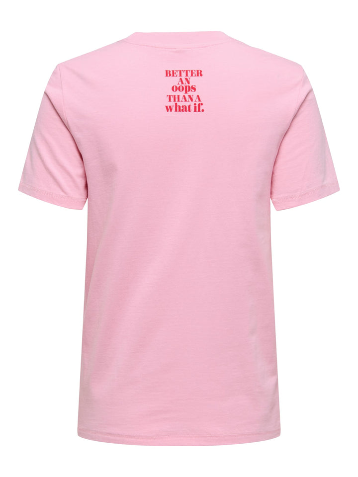 Only Celina T-shirt roze – dames