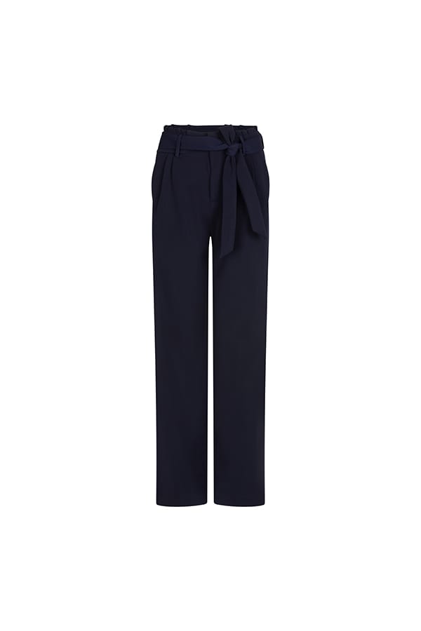 Lofty Manner Trouser Audrey – lange broek dames - Navy