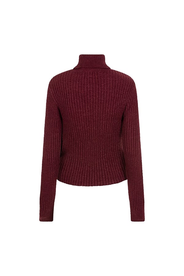 Lofty Manner QK04-KW Sweater Katja – dames trui bordeaux