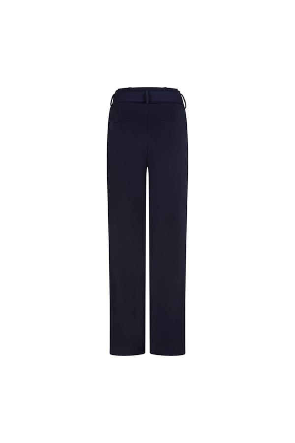 Lofty Manner Trouser Audrey – lange broek dames - Navy