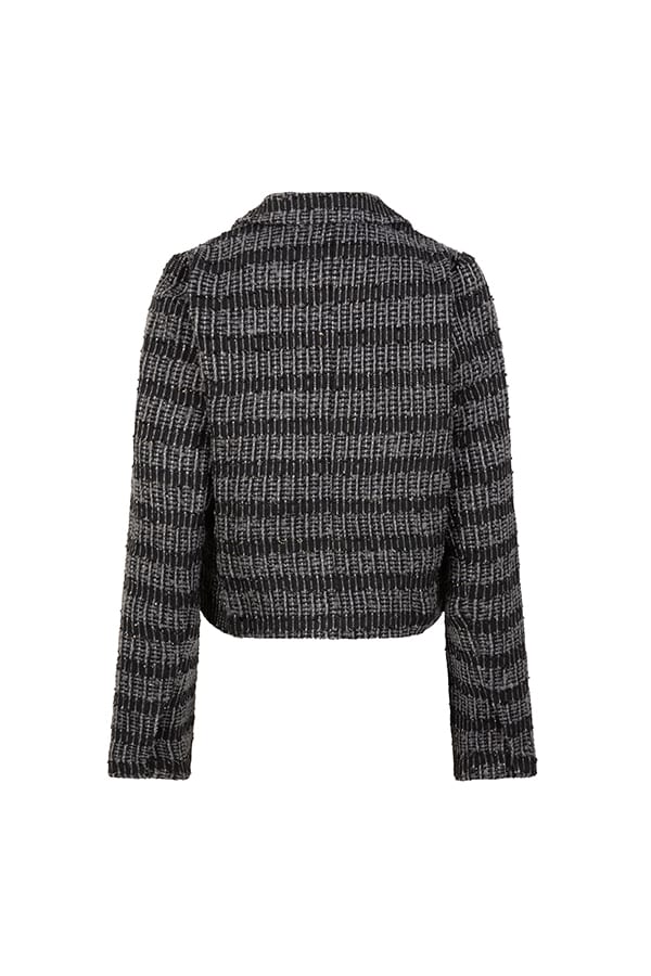 Lofty Manner QK302 Annelie blazer dames zwart dessin
