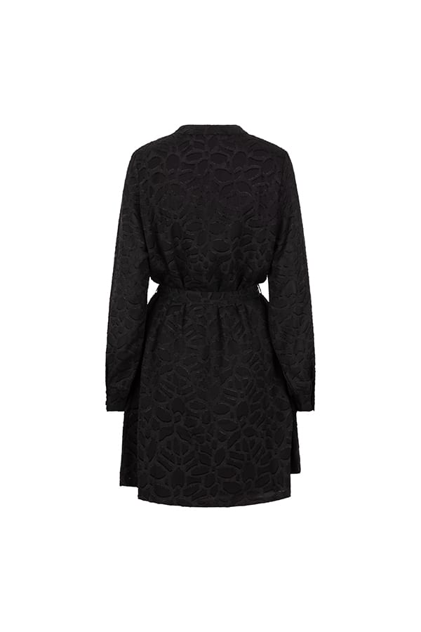 Lofty Manner Dress Lina - zwarte jurk voor dames