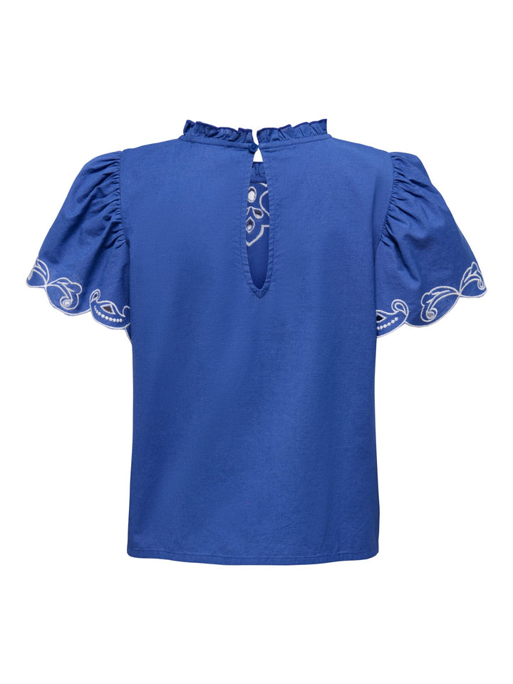 Jacqueline de Yong Vera top kobalt – dames