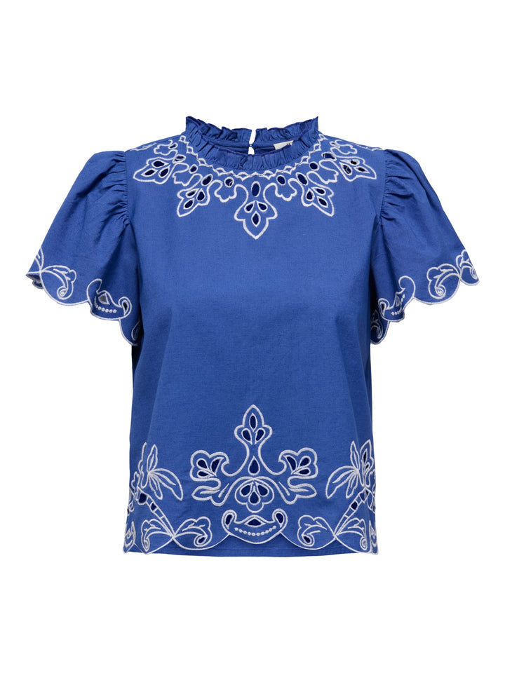 Jacqueline de Yong Vera top kobalt – dames