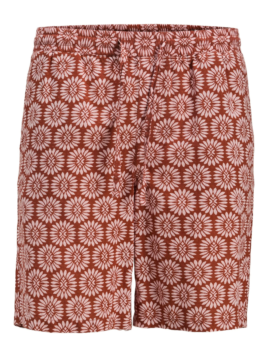 Jack & Jones Jaiden Seersucker short – heren - Rood Dessin