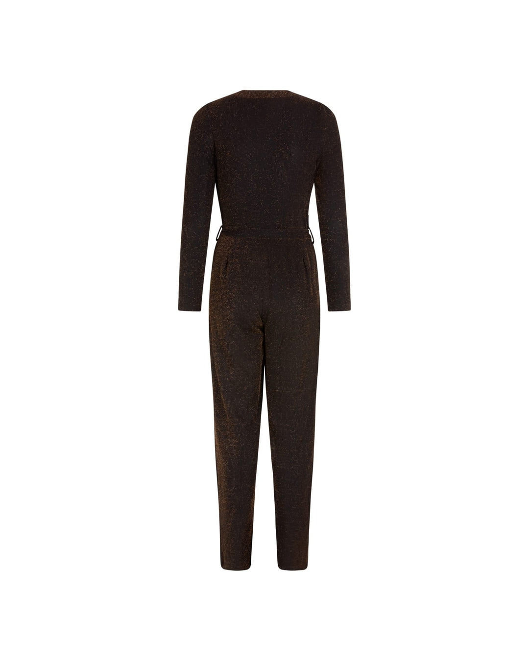 Lofty Manner Jumpsuit Mavis – dames jumpsuit bruin dessin