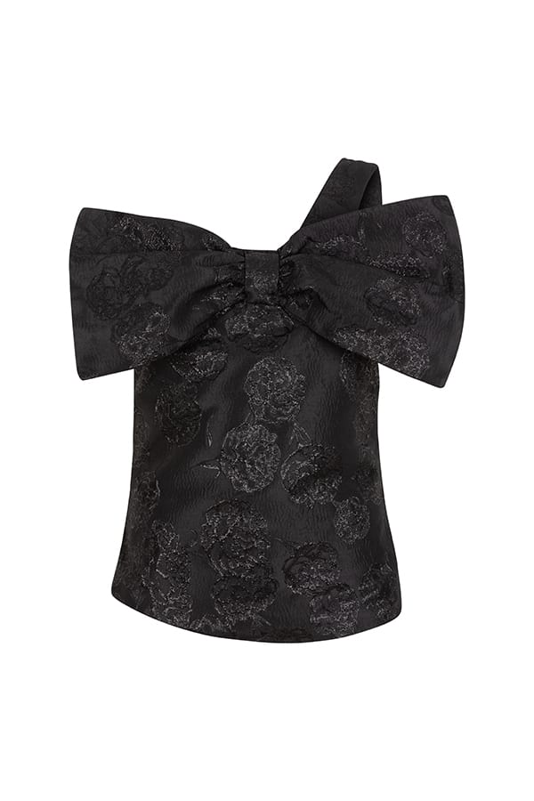 Lofty Manner Top Solange - zwarte dames top