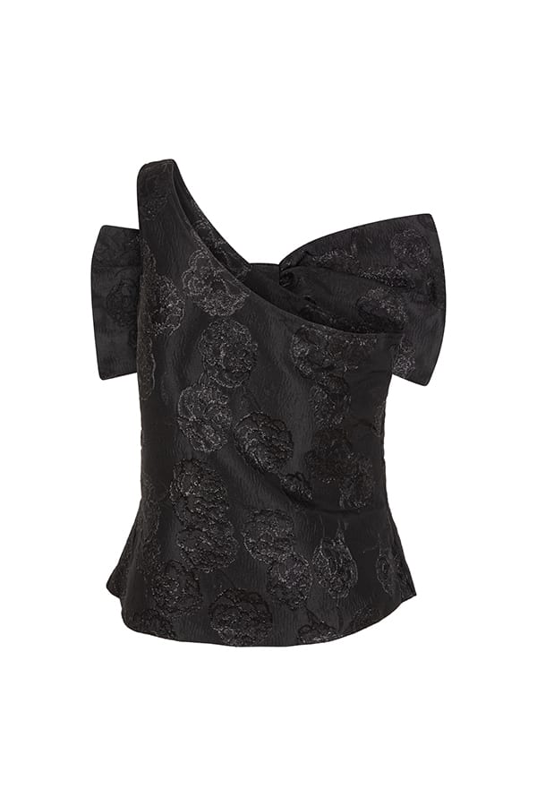 Lofty Manner Top Solange - zwarte dames top